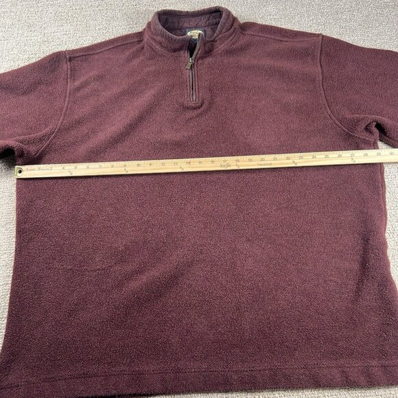 Tommy Bahama 1/4 Zip Sweater Maroon Men’s Size XXL - Picture 5 of 7